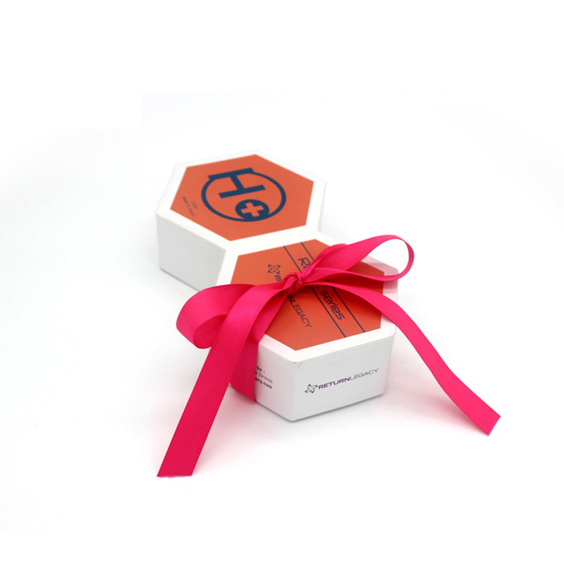 Luxury Eco-Friendly with Ribbon Paper Skincare Packaging Box