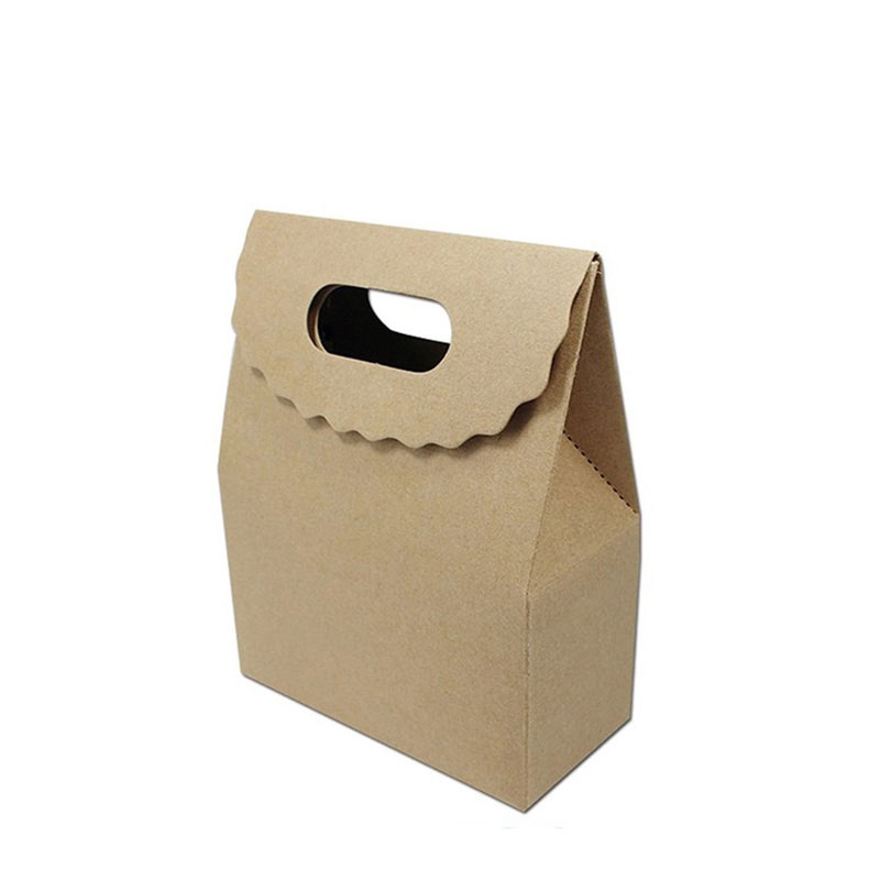 New Products Design Reusable Kraft Paper Fast Food Bag