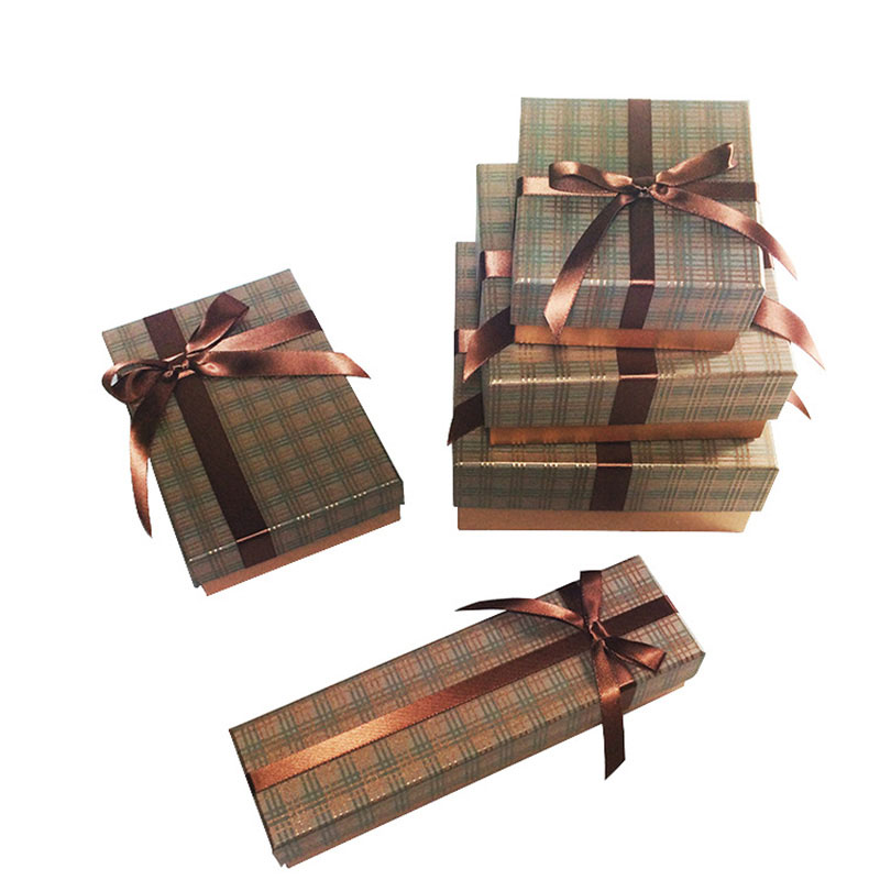 Factory Price Fancy Paper with Lid Packaging Necklace Gift Box
