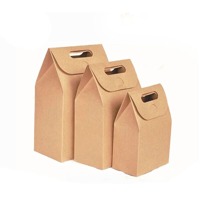 Wholesale Eco Food Kraft Paper Takeaway Food Packaging Box