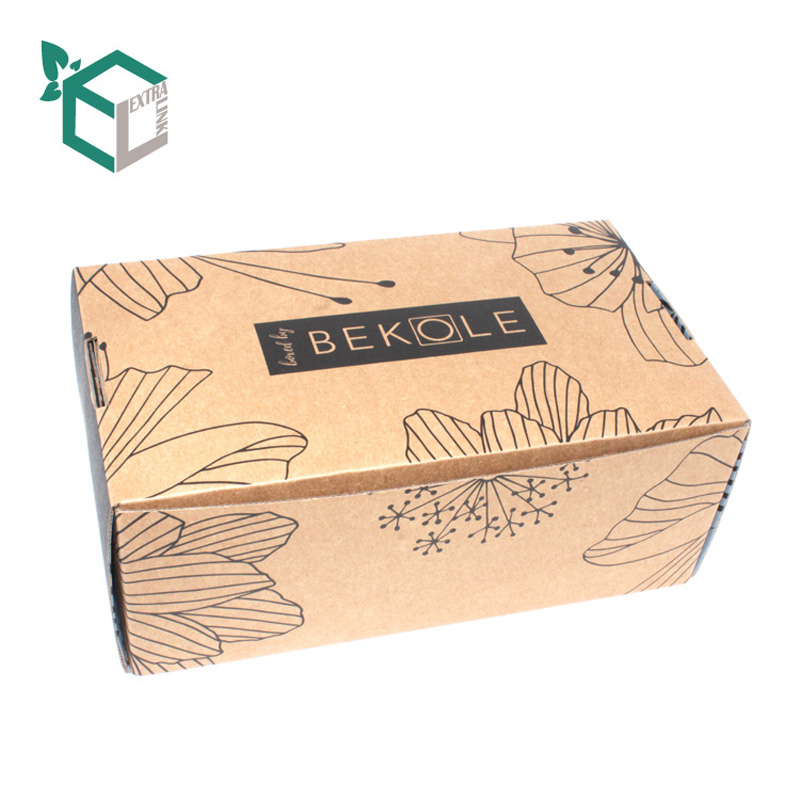 Cheap Brown Corrugated Paper Box Apparel Storage Box With Custom Logo