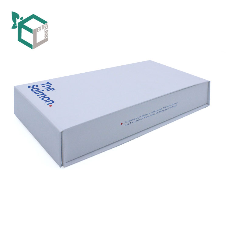 Custom White Magnetic Folding Paper Flat Pack Gift Box for Gift Packaging